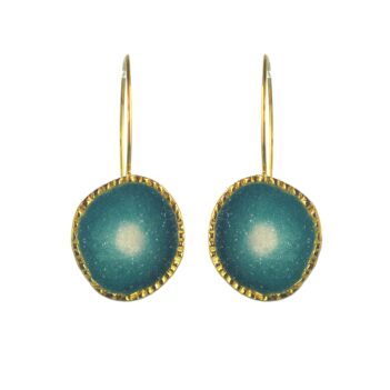 Επιχρυσωμένα 925 σκουλαρίκια με νανοκρύσταλλα