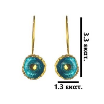 Επιχρυσωμένα 925 σκουλαρίκια - Image 3