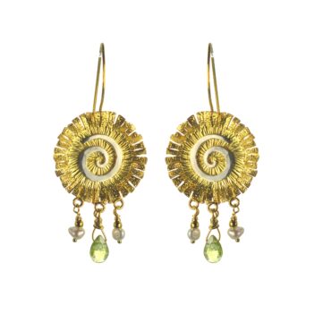 Επιχρυσωμένα 925 σκουλαρίκια σαλιγκάρι