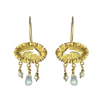 Επιχρυσωμένα 925 σκουλαρίκια δελφίνι