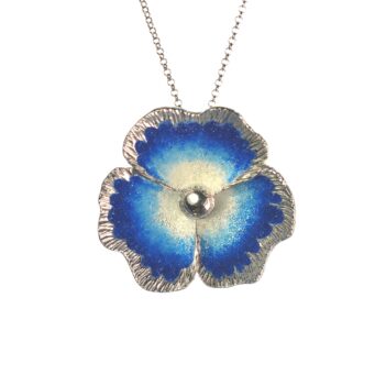 Ασημένιο 925 μενταγιόν λουλούδι