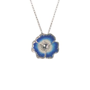 Ασημένιο 925 μενταγιόν λουλούδι