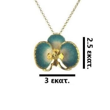 Επιχρυσωμένο 925 μενταγιόν λουλούδι - Image 2