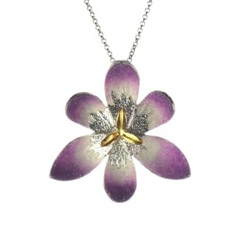 Ασημένιο 925 μενταγιόν λουλούδι