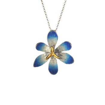 Ασημένιο 925 μενταγιόν λουλούδι